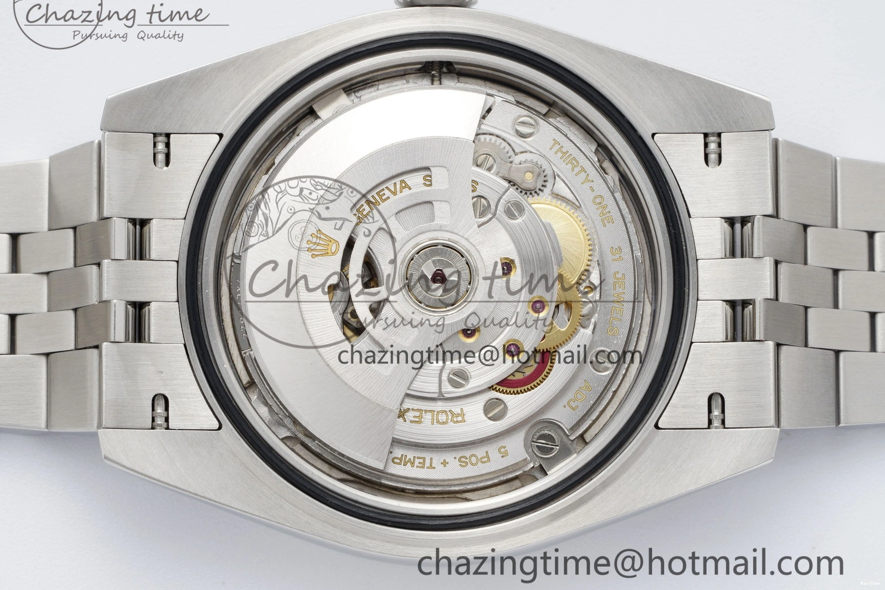 MiroTime 0508 RelaxedFit DateJust 41 SS Polished Bezel KING 1:1 Best Edition 904L Steel White Stick Dial on Jubilee Bracelet VR 2160